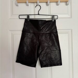 Aerie Offline Metallic Biker Shorts